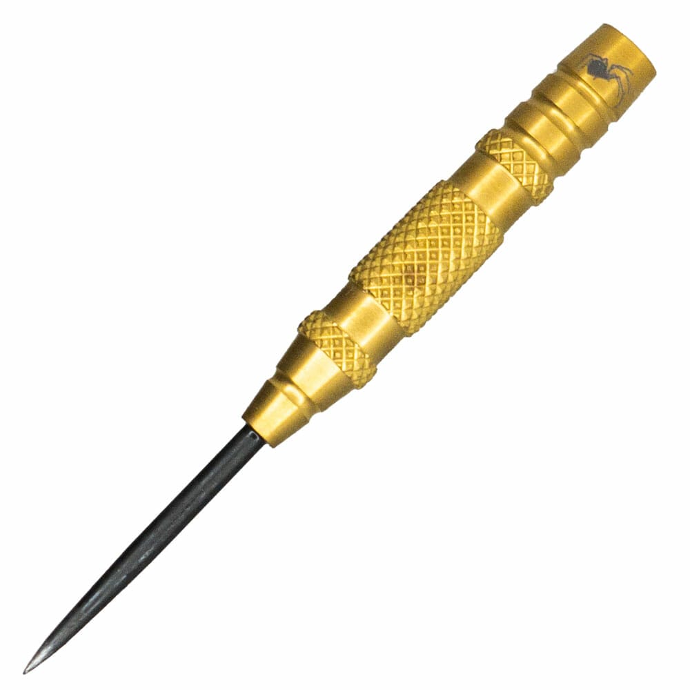 Laserdart Gold Widow Moveable Steel Tip Dart - Knurled - Horizon Darts